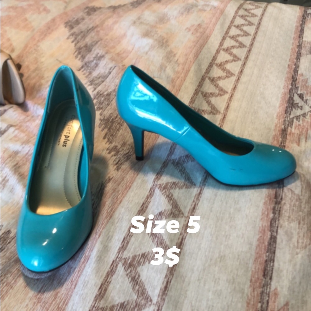 Teal shoes